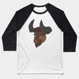 Anthro animal face Baseball T-Shirt